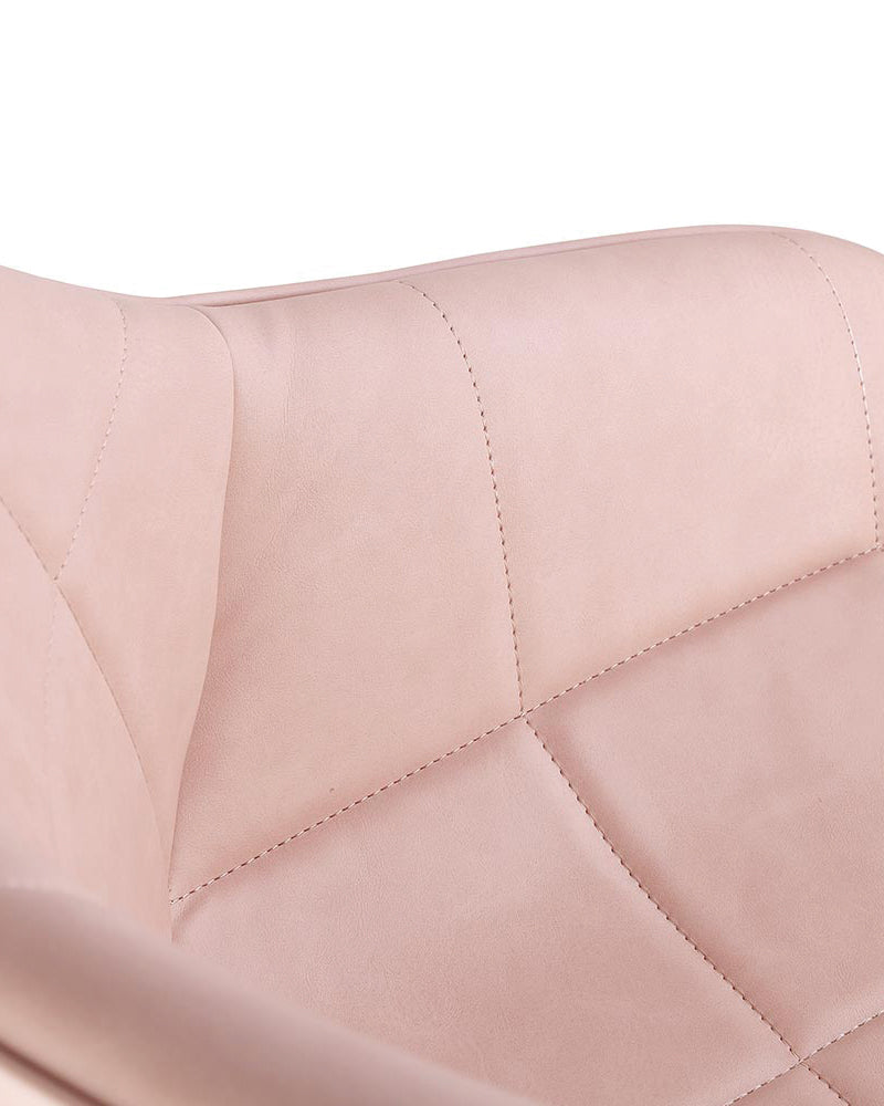 Rosie Blush - Roosa juuksuritool - Must ketasjalg