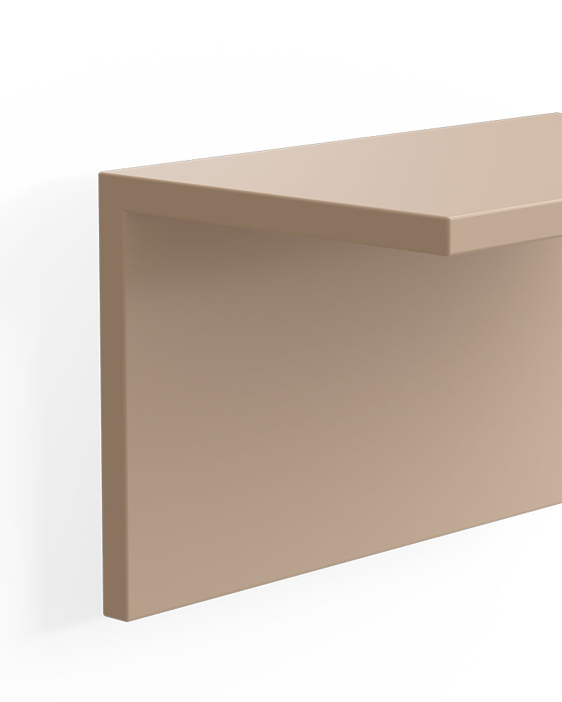Display Cappuccino - 98cm riiul beežist melamiinist