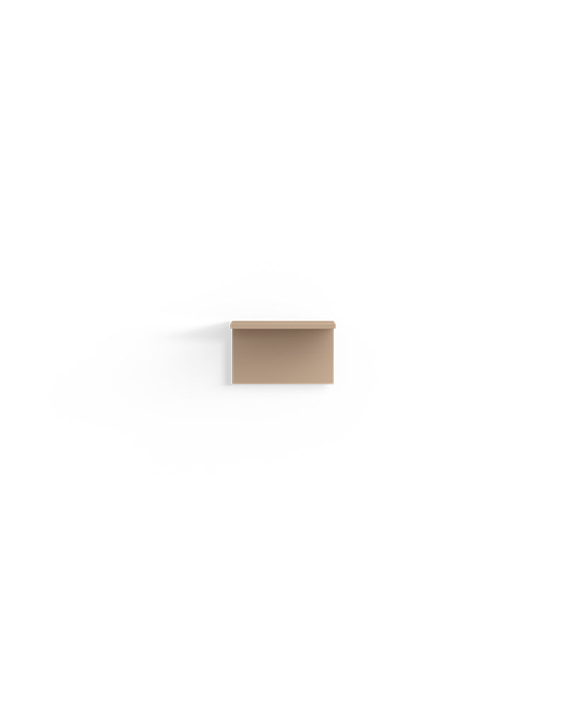 Display Cappuccino - 32cm riiul beežist melamiinist