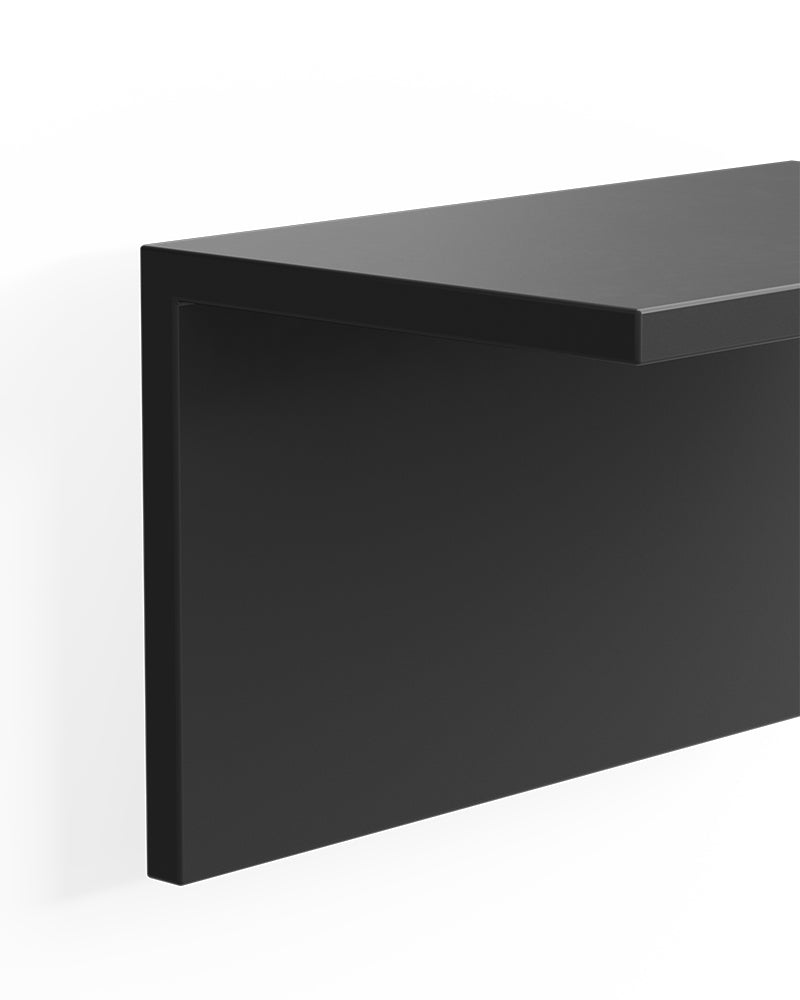 Display Black - 61cm riiul mustast melamiinist