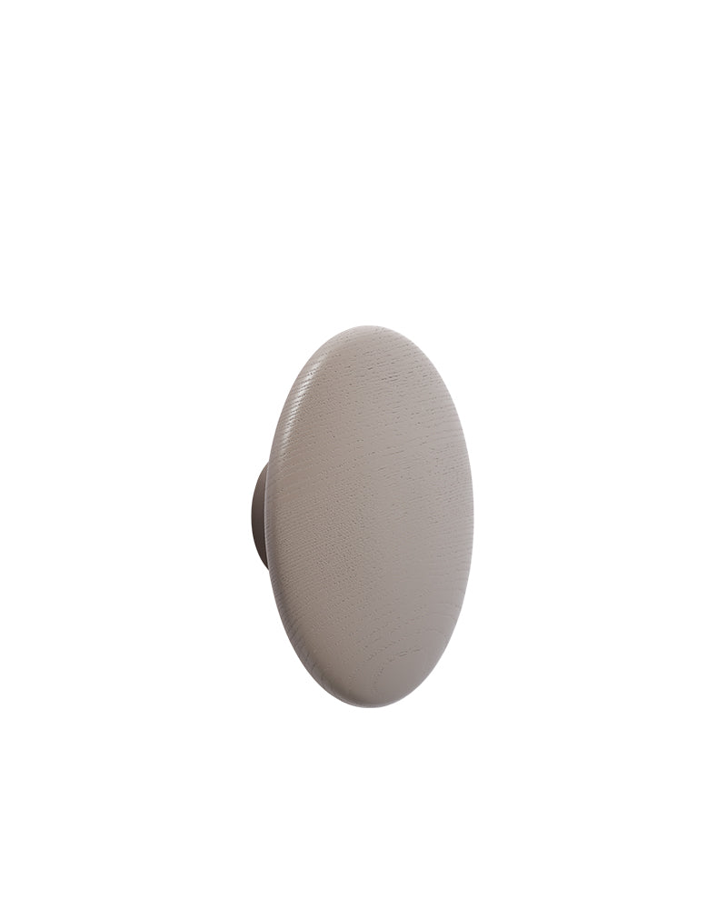 Dots - Riidepuu taupe tammespoonist - ø17