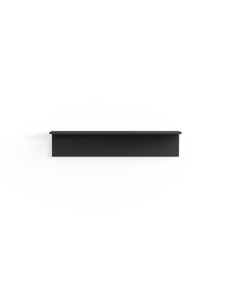 Display Black - 98cm riiul mustas melamiinis