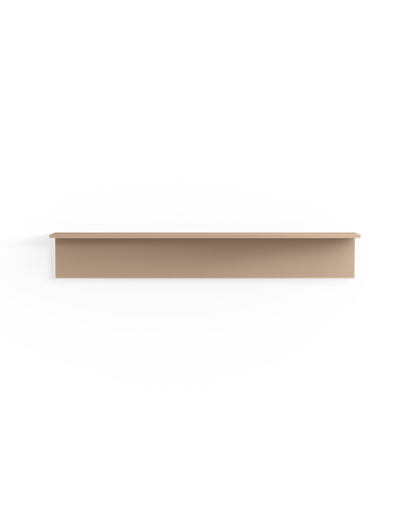 Display Cappuccino - 130cm riiul beežist melamiinist