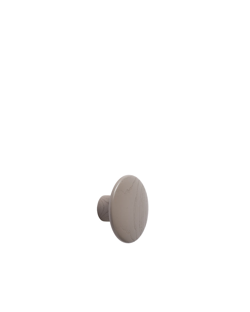 Dots - Riidepuu taupe tammespoonist - ø9