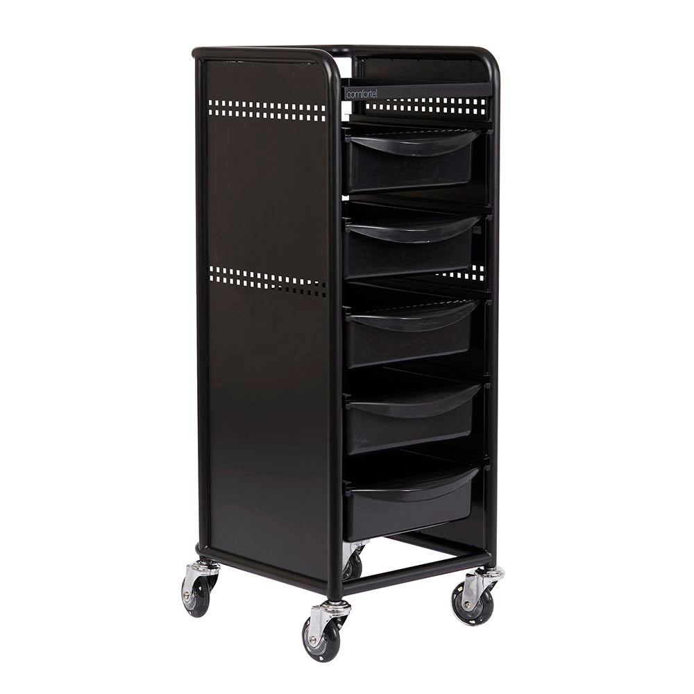 Workshop Deluxe 5 - Must töökäru - 5 mahukat sahtlit