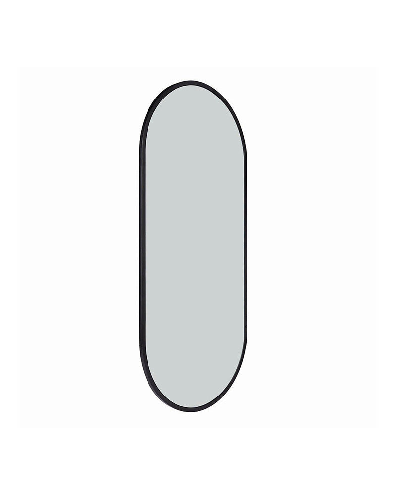 Onyx oval - Salongipeegel - Must klaashoidik