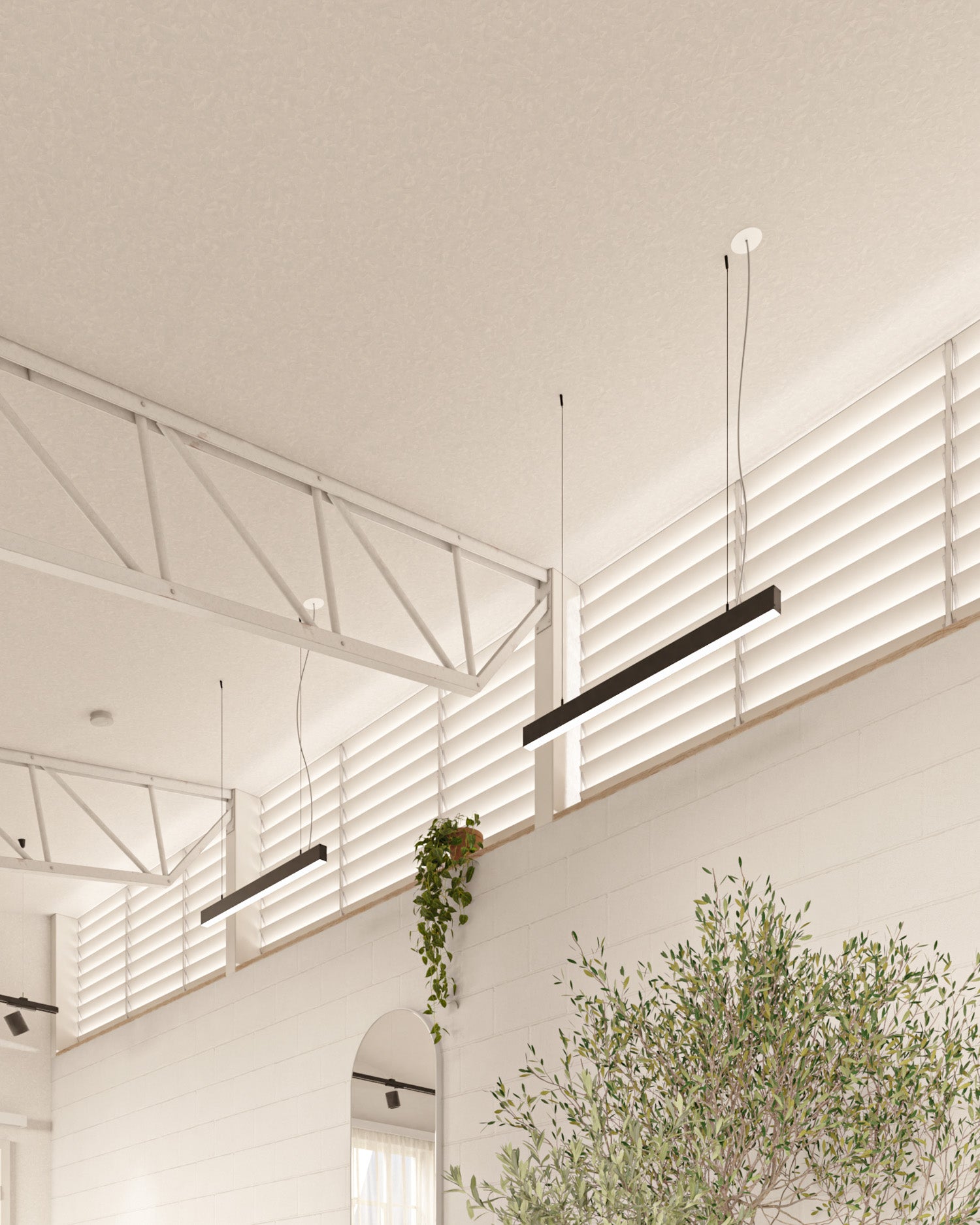 Sunbeam LED - Must juuksuri valgustus terastraadist