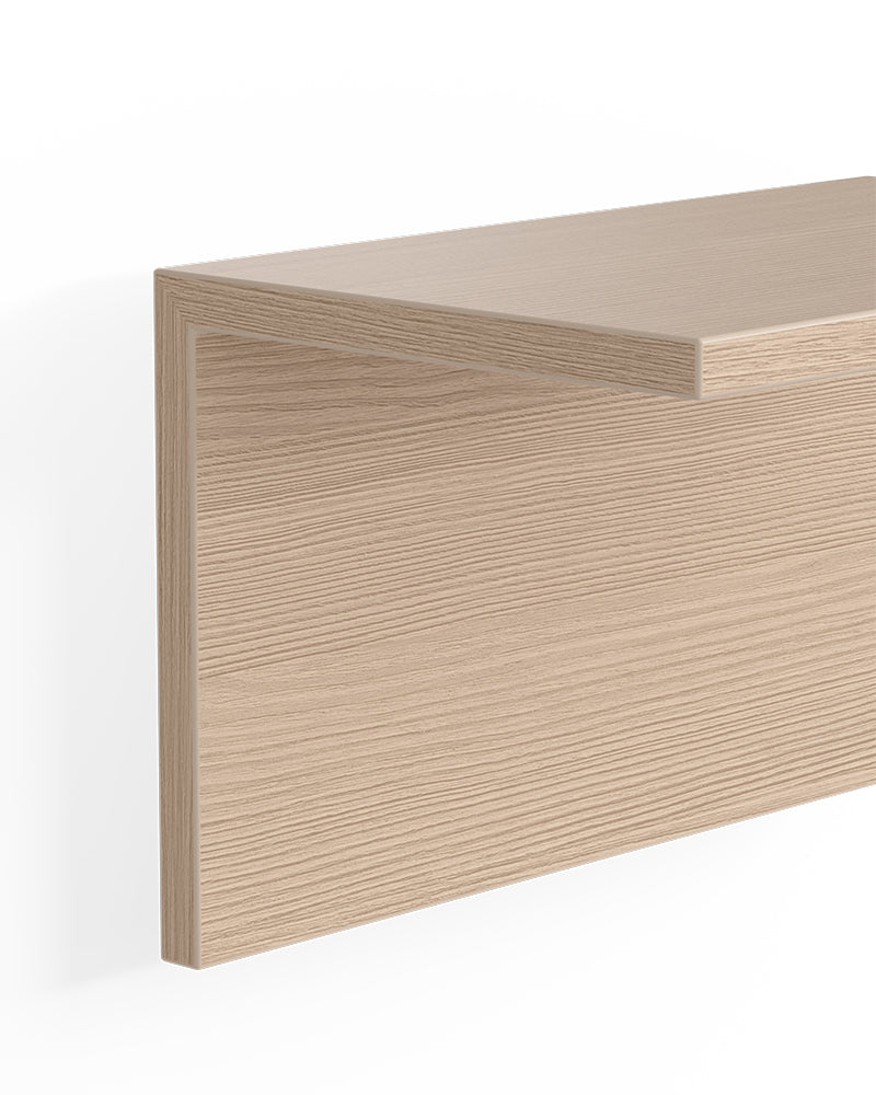 Display Oak - 130cm riiul tamme mustriga